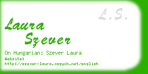 laura szever business card